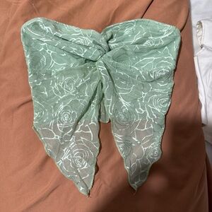 Elegant Lace Bustier in Mint Green